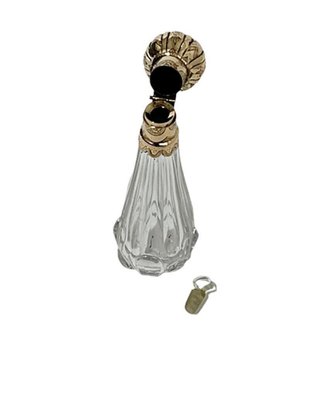 19th Century Dutch Crystal and Gold Perfume Bottle-UCH-1224883