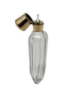 19th Century Dutch Crystal and Gold Perfume Bottle by H.A.M. van Tongeren, 1870s-UCH-1756276