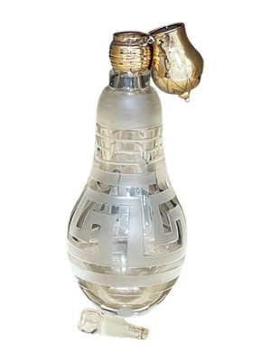 19th Century Dutch Crystal and Gold Scent or Perfume Bottle-UCH-1224380