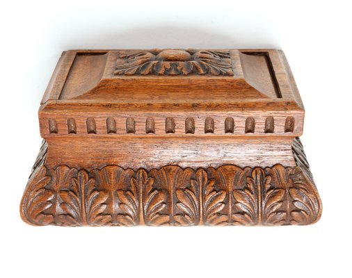 19th Century Dutch Oak Decorative Box-MY-1289283