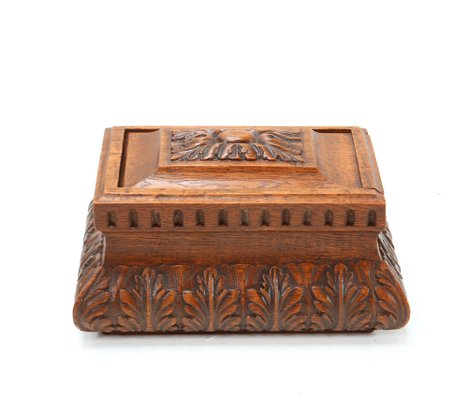 19th Century Dutch Oak Decorative Box-MY-1289283