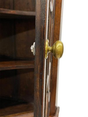 19th Century Dutch Oak Display Corner Cabinet-UCH-1224376