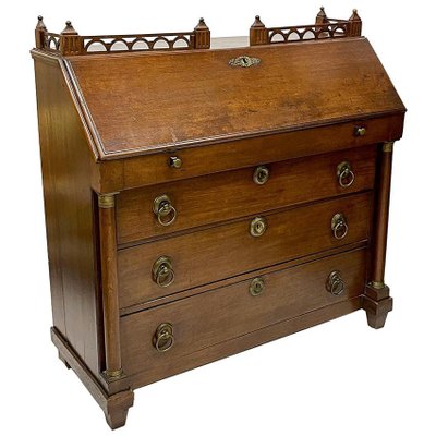 19th Century Dutch Oak Secretaire-UCH-1224187