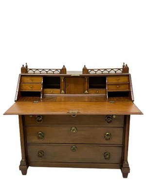 19th Century Dutch Oak Secretaire-UCH-1224187