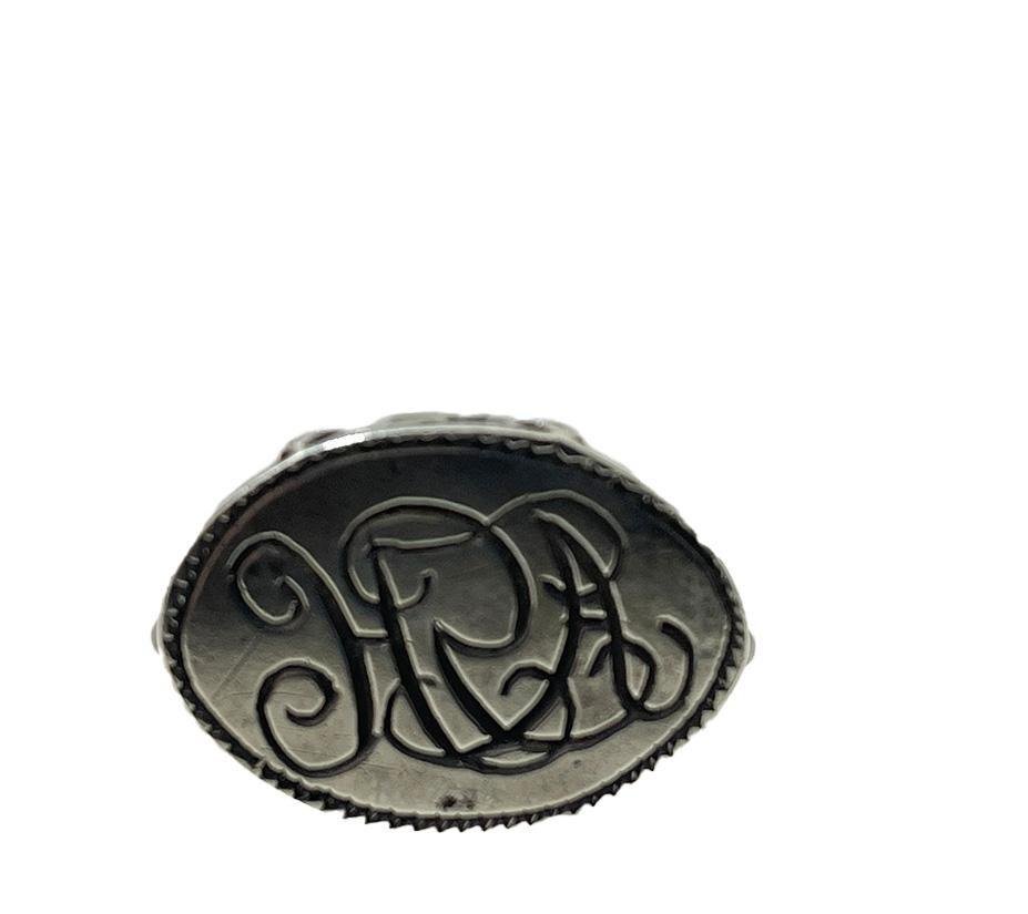 19th Century Dutch Silver Watch Key and Wax Seal Stamp