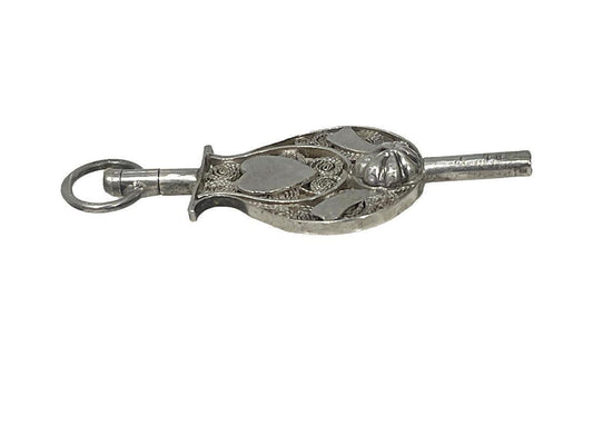 19th Century Dutch Silver Watch-Key by Hendrik Krins, Schoonhoven