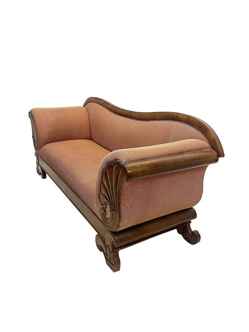 19th Century Dutch Walnut Sofa, 1860s