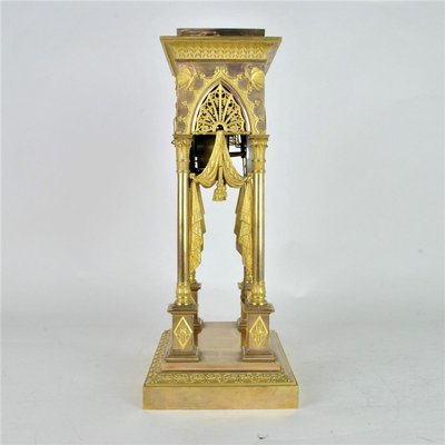 19th Century Empire Period Gilt Bronze Clock-SYQ-910298