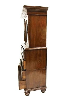 19th Century English Mahogany Linen Cupboard-UCH-1224489