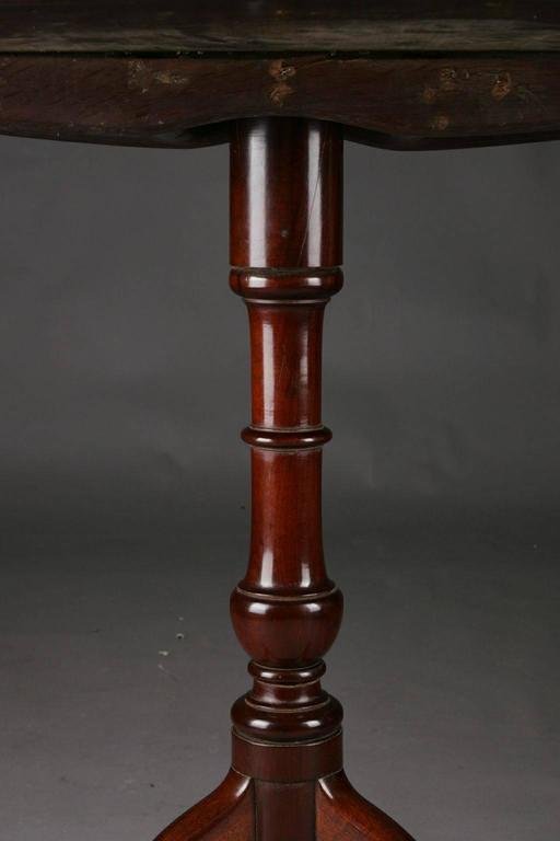 19th Century English Regency Folding Table or Tripod