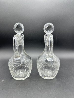 19th-century English Silver Cruet with crystal Cruets-BNU-1735215