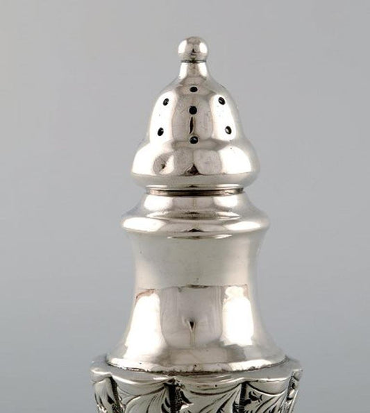 19th Century English Silver Pepper Shaker