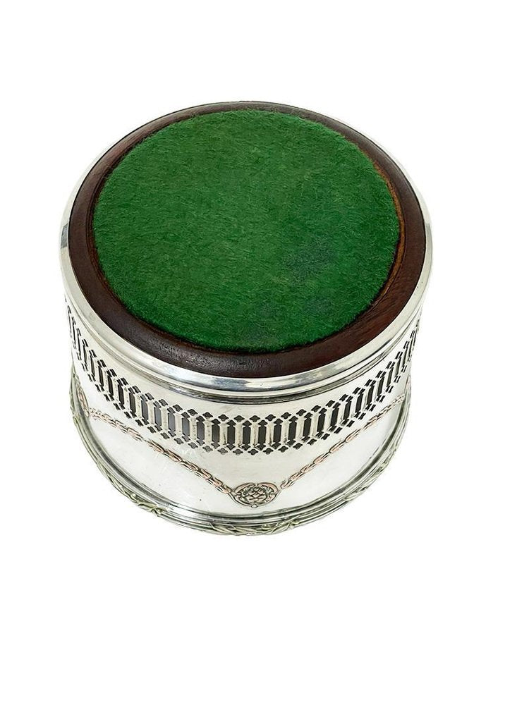 19th Century English Silver-Plated Champagne Bottle Coaster