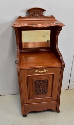 19th Century English Solid Mahogany Cabinet-RVK-619854