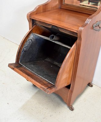 19th Century English Solid Mahogany Cabinet-RVK-619854