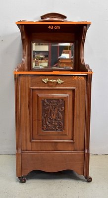 19th Century English Solid Mahogany Cabinet-RVK-619854