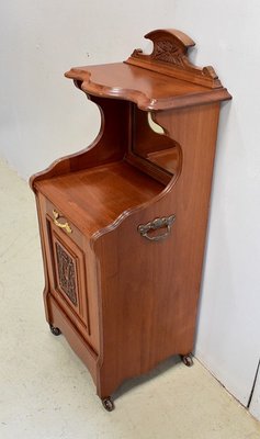 19th Century English Solid Mahogany Cabinet-RVK-619854