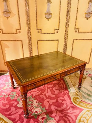 19th Century English Victorian Partner Desk, 1890s-FLW-1402051