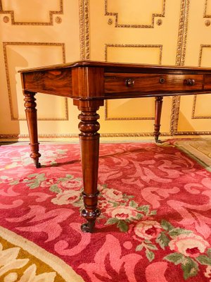 19th Century English Victorian Partner Desk, 1890s-FLW-1402051