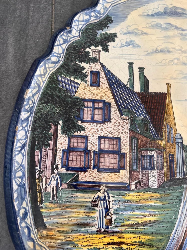 19th Century Faience Wall Tile, Netherlands