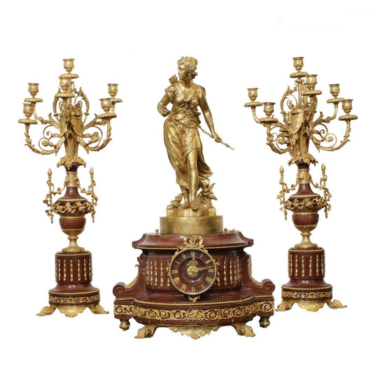 19th Century Fireplace Set, Set of 3