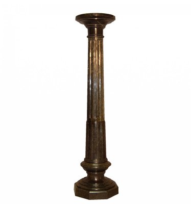 19th Century Fluted Marble Column-AWH-684969