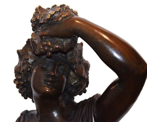 19th-Century Follower of Bacchus Bronze Sculpture-ZCI-752775