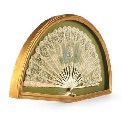 19th Century Framed Fan-NQ-751611