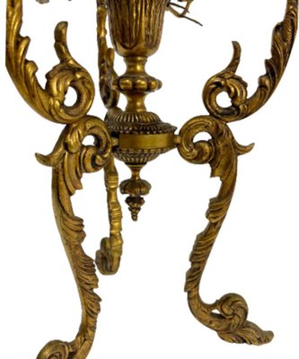 19th Century French 3 Legged Bronze Side Table-UCH-1224166