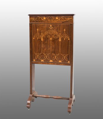 19th Century French Charles X Secretaire in Wood with Maple Inlays-KKK-1347605