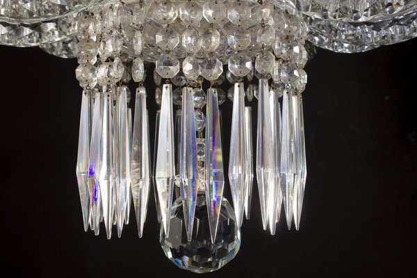 19th-Century French Crystal Chandelier, 1880s-MBH-1032716