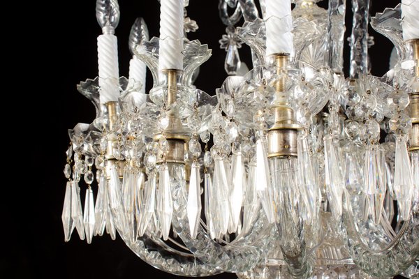 19th-Century French Crystal Chandelier, 1880s-MBH-1032716