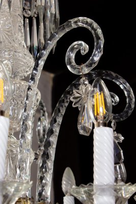 19th-Century French Crystal Chandelier, 1880s-MBH-1032716