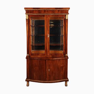 19th Century French Empire Style Mahogany Vitrine-FLW-1401909