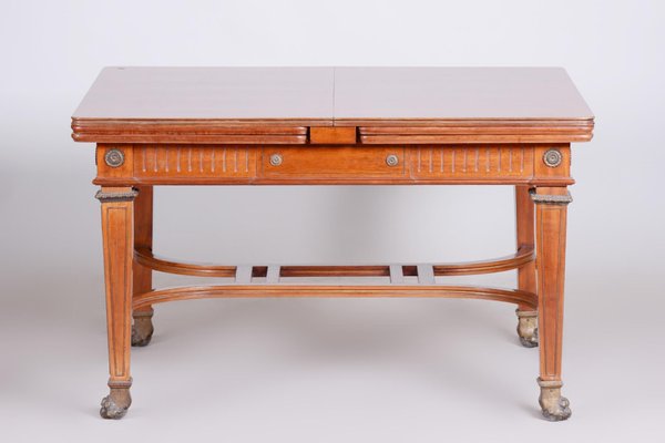 19th Century French Extendable Table in Mahogany-WHY-1029787