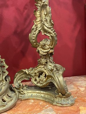 19th Century French Gilt Bronze Candelabras and Clock Garniture-YMM-1134725