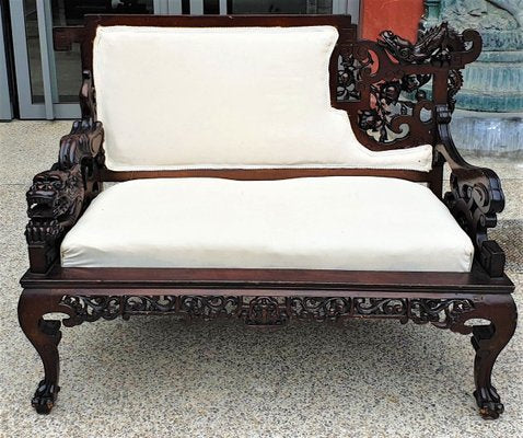 19th Century French Living Room Set by Perret & Vibert for La Maison des Bambous, Set of 3-SYQ-700663