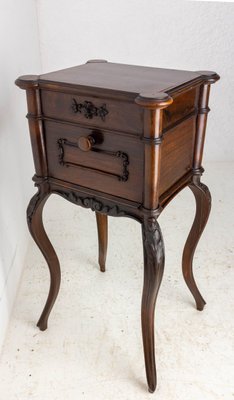 19th Century French Louis XV Chestnut Nightstand-RIU-1363555