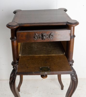 19th Century French Louis XV Chestnut Nightstand-RIU-1363555