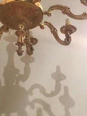 19th Century French Luigi Chandelier and Sconces Set, Set of 3-ERB-626953