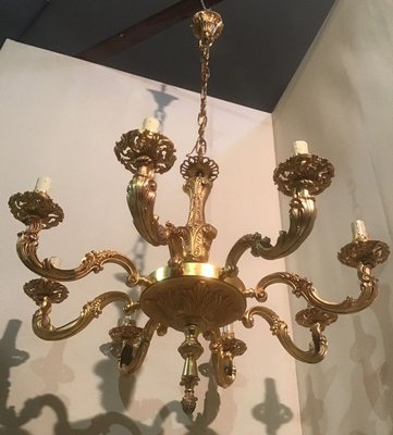 19th Century French Luigi Chandelier and Sconces Set, Set of 3-ERB-626953