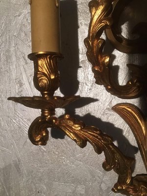 19th Century French Luigi Chandelier and Sconces Set, Set of 3-ERB-626953