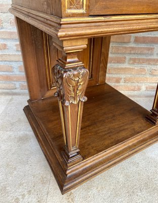 19th Century French Marble Top Bedside Tables, 1890s, Set of 2-NOU-1734376