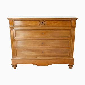 19th Century French Marble Top Commode Chest of Drawers by Louis Philippe-RIU-1329271