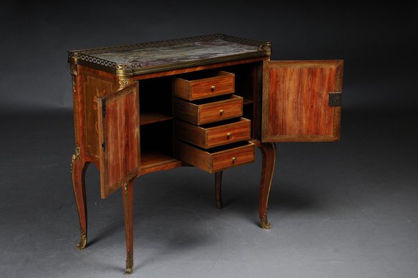 19th Century French Napoleon III Marquetry Dresser, 1870s-FLW-1402157