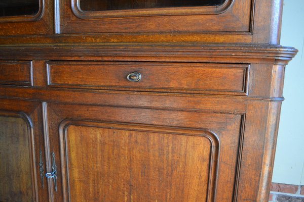 19th Century French Oak Bookcase-GTG-2020875