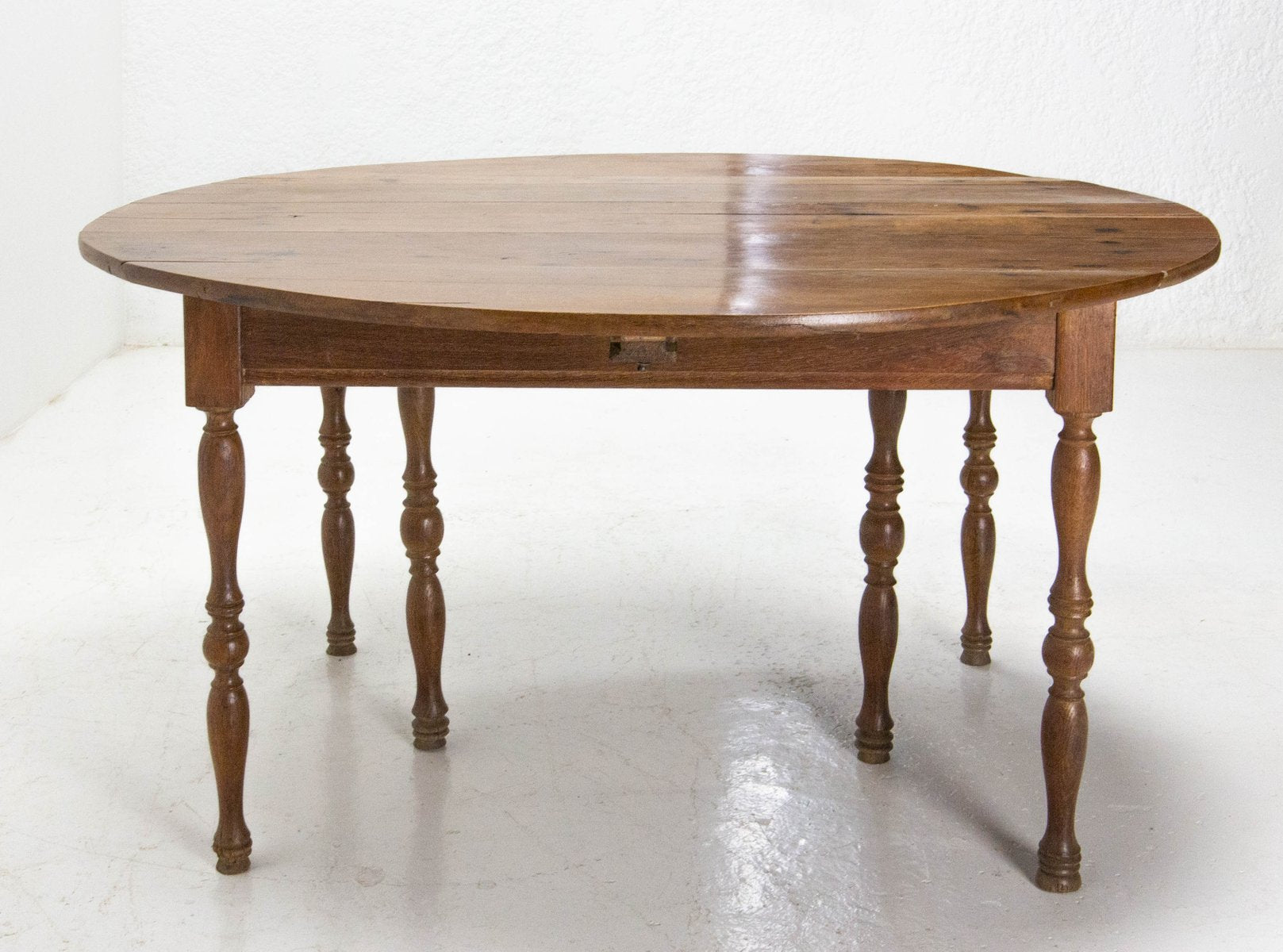 19th Century French Oak Extendable Dining Table