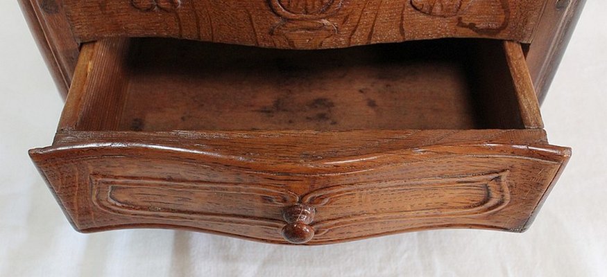 19th Century French Oak Salt Box-RVK-892543