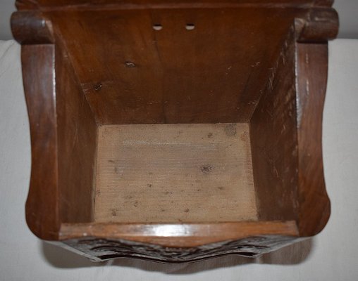 19th Century French Oak Salt Box-RVK-892543