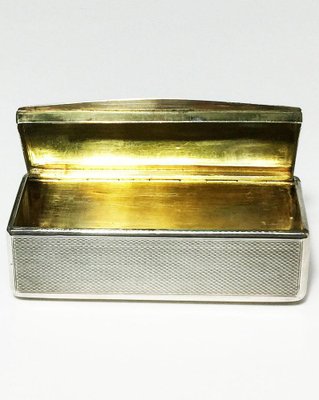 19th Century French Silver Snuff Box-UCH-1224509